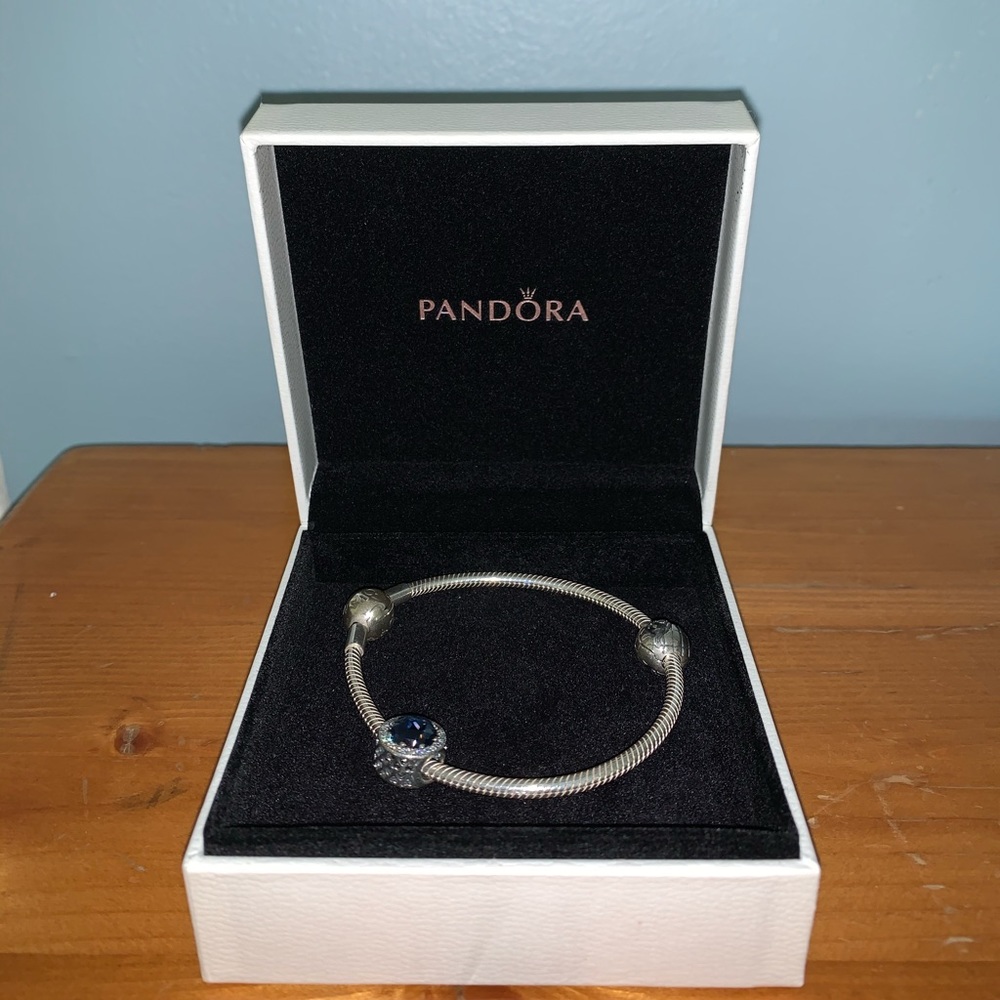 Pandora bracelet and charms